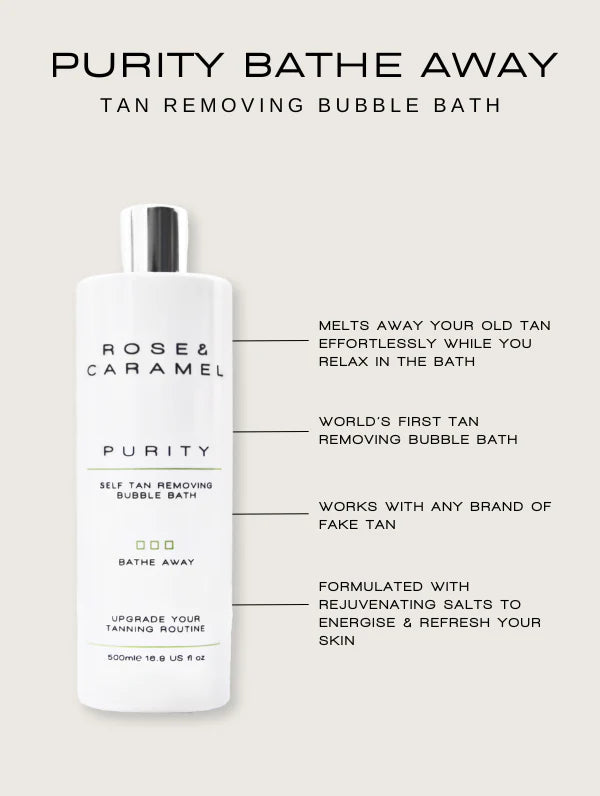 TAN REMOVING BUBBLE BATH